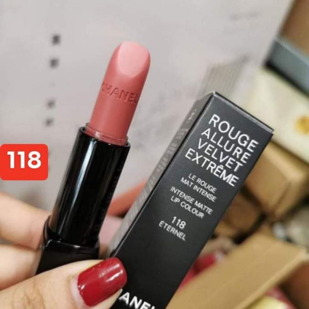 son lì có dưỡng chanel đặc biệt ( 118 màu hồng ấm )