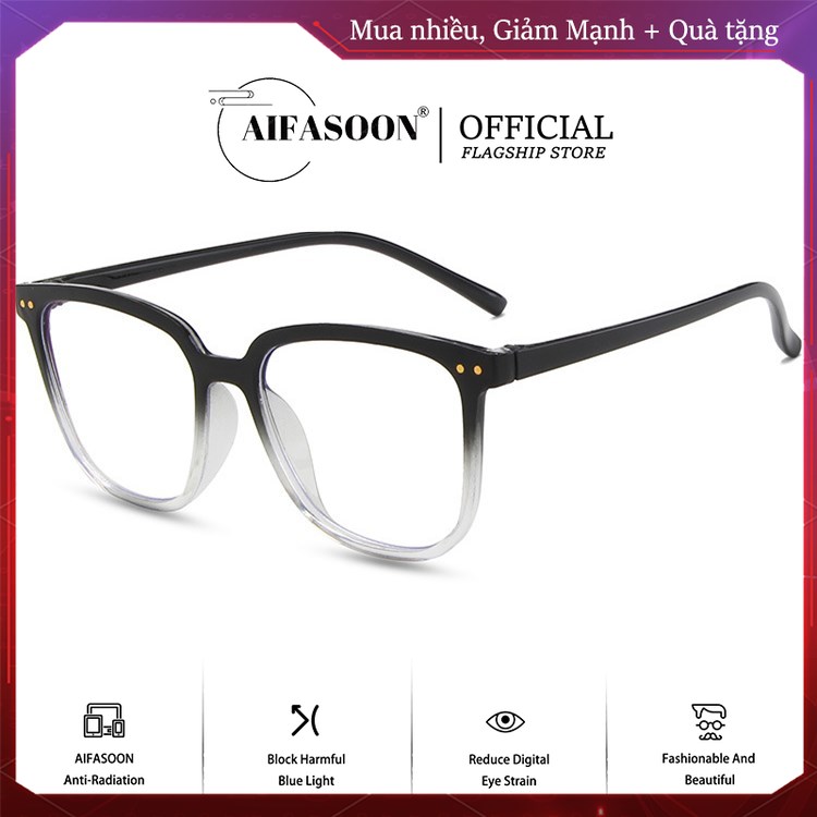 Aifasoon 2023 cái mới chống ánh sáng xanh kính giống cái phiên bản hàn quốc trang điểm đơn giản không thường xuyên gọng kính nam giới