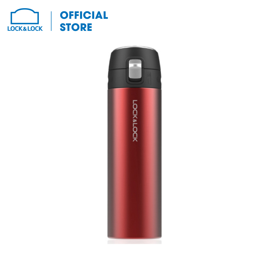 Bình Giữ Nhiệt Lock&Lock Super Feather Light Vacuum Tumbler - 500Ml Lhc3224Red (Đỏ)