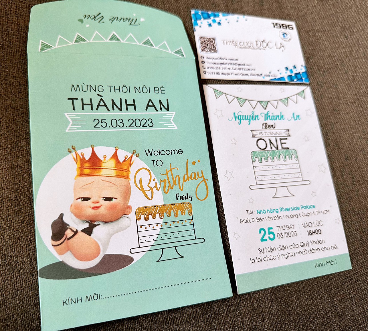Combo 170 Thiệp Thôi nôi, Sinh nhật baby boss