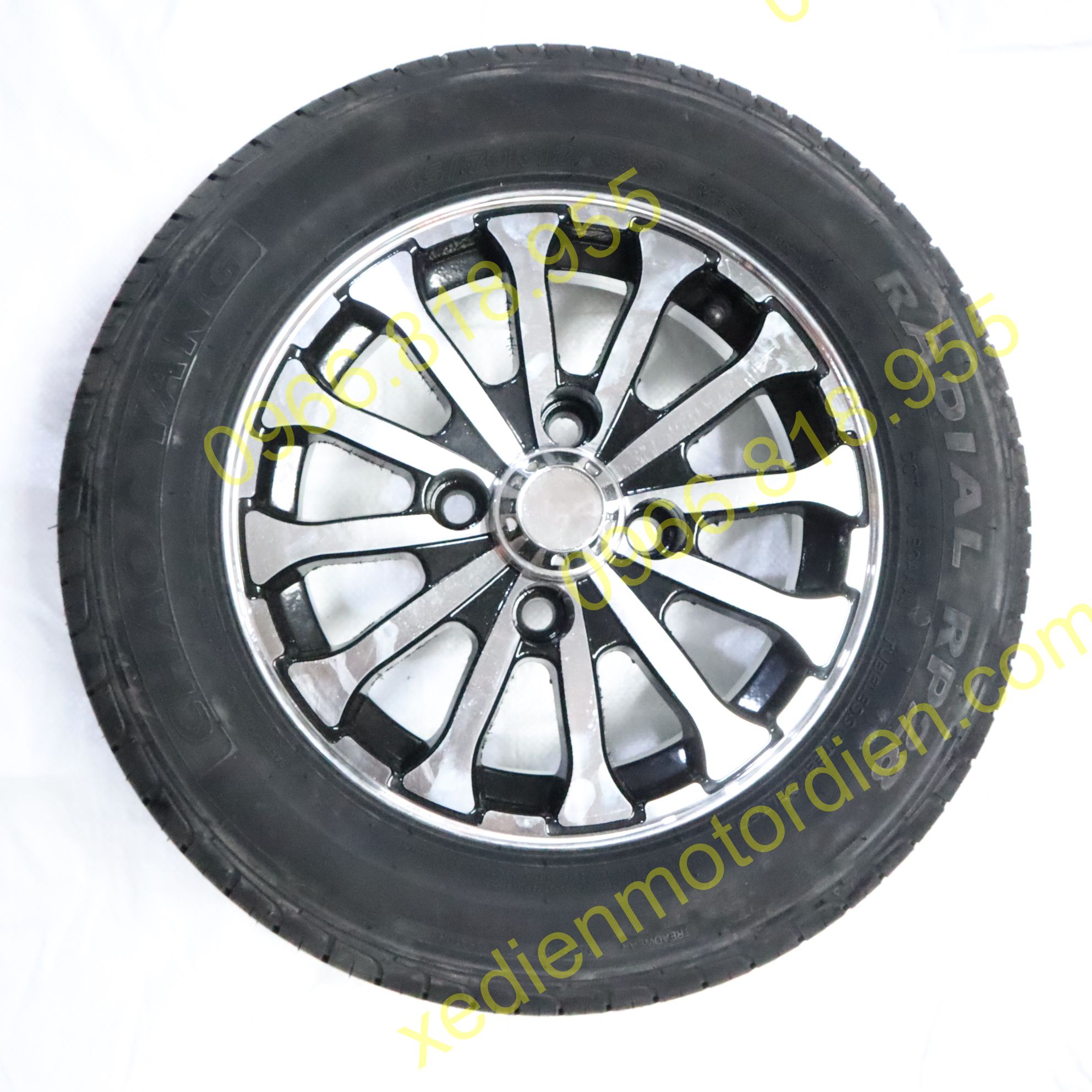 Vành ô tô điện 12 inch hợp kim lazang -12