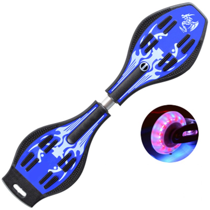Ván trượt lắc, ván trượt xoắn skateboard twister 2 bánh đèn led cao cấp