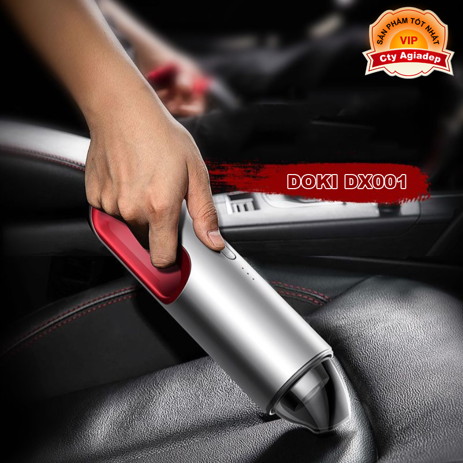 Máy hút bụi Mini Không dây Pin sạc oto xe hơi trong nhà hạng sang - DOKI DX001