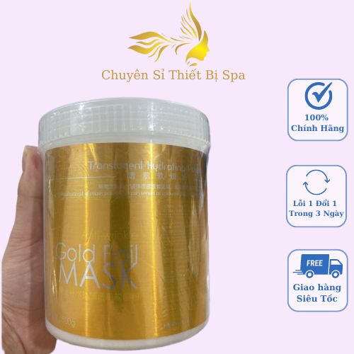 Mặt nạ vàng sâm, mặt nạ sâm vàng colagen 24k hộp cao cấp