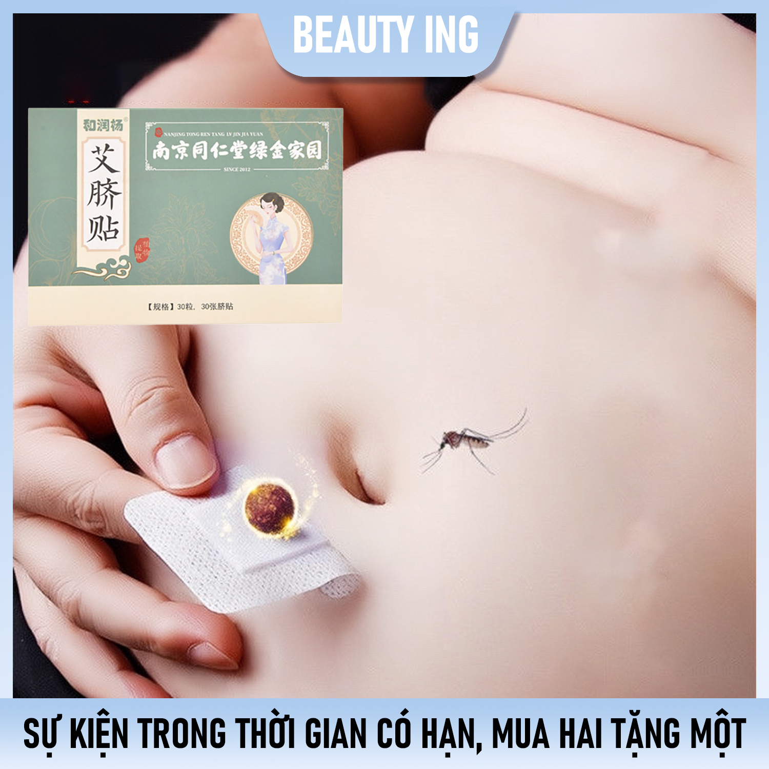 30 miếng dán rốn giảm béo giảm cân đốt cháy mỡ thừa
