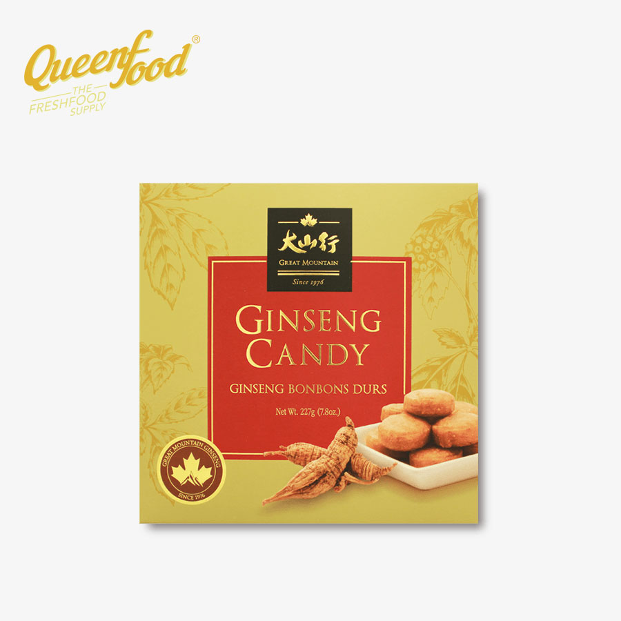 Kẹo nhân sâm great moutain canada 227gr/ hộp