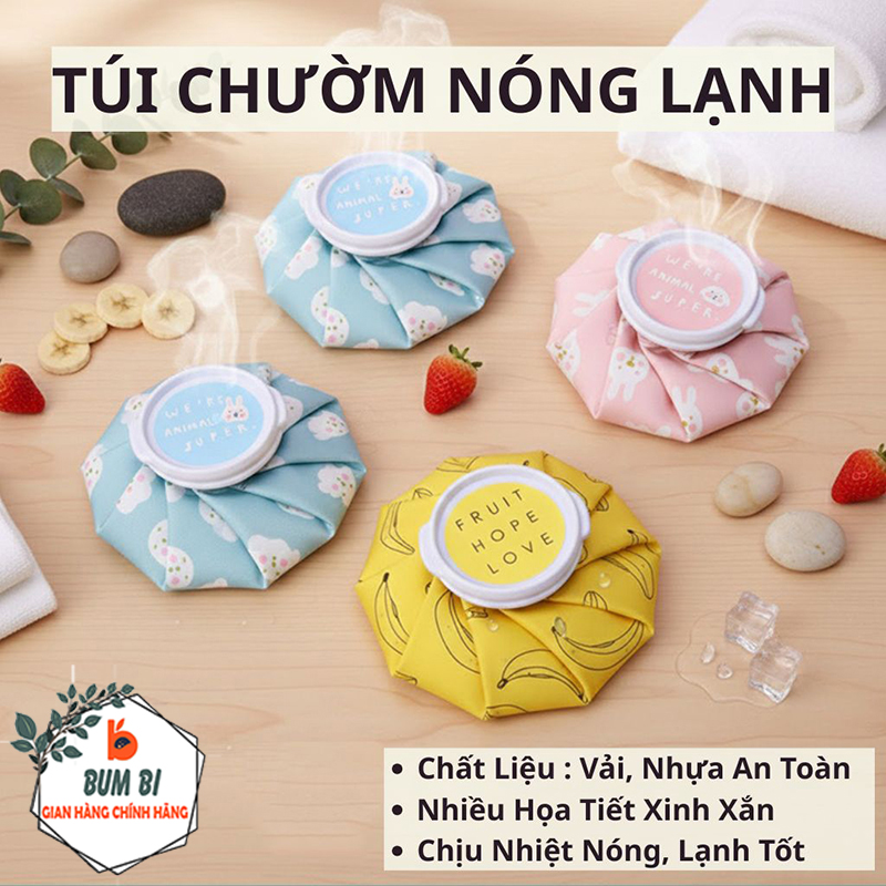 Túi Chườm Nóng Đa Năng Nhiều Hình Dễ Thương, Túi Chườm Lạnh Thể Thao Giảm Đau Hạ Sốt Tái Sử Dụng
