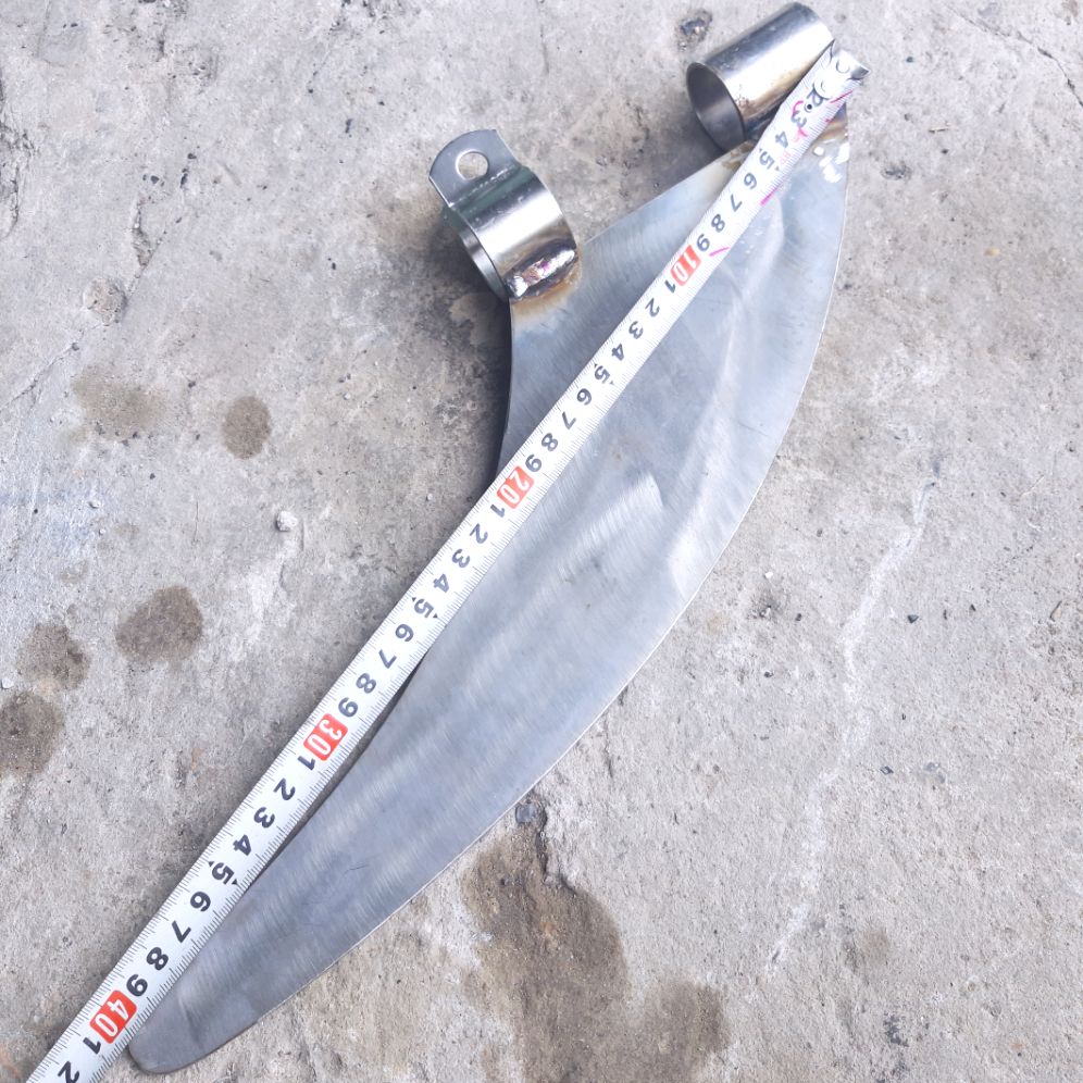 bánh  lái inox kiểu thái dùng cho láp đuôi tôm ống láp 34