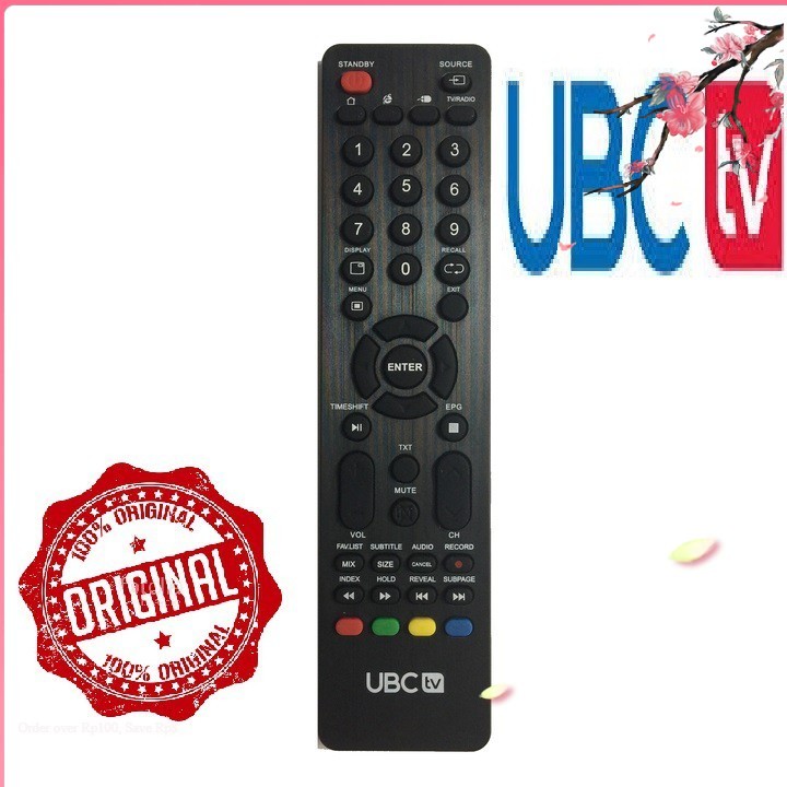 Remote điều khiển tivi UBC smart mẫu 1