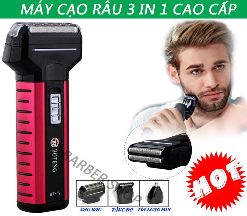 Máy Cạo Khô - Cạo Ướt Máy Cạo Râu Boteng Mới Tích Hợp 3 Chức Máy Cạo Khô - Cạo Ướt Máy Cạo Râu Boteng Mới Tích Hợp 3 Chức
