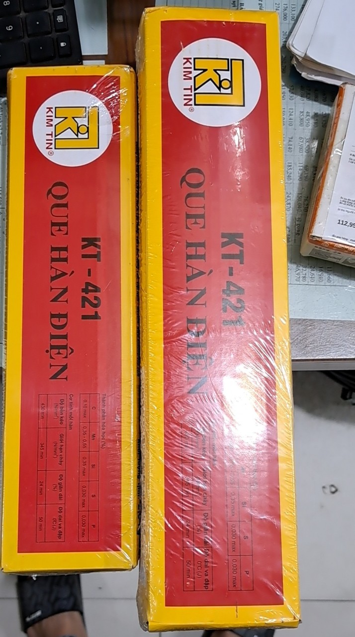 Que hàn sắt kim tín 3.2 ly
