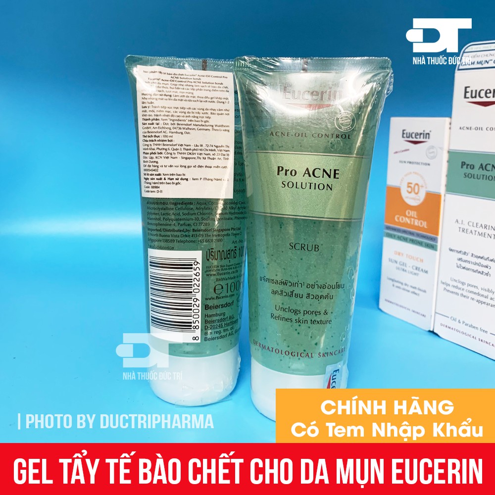 Gel tẩy tế bào chết Eucerin 100ml