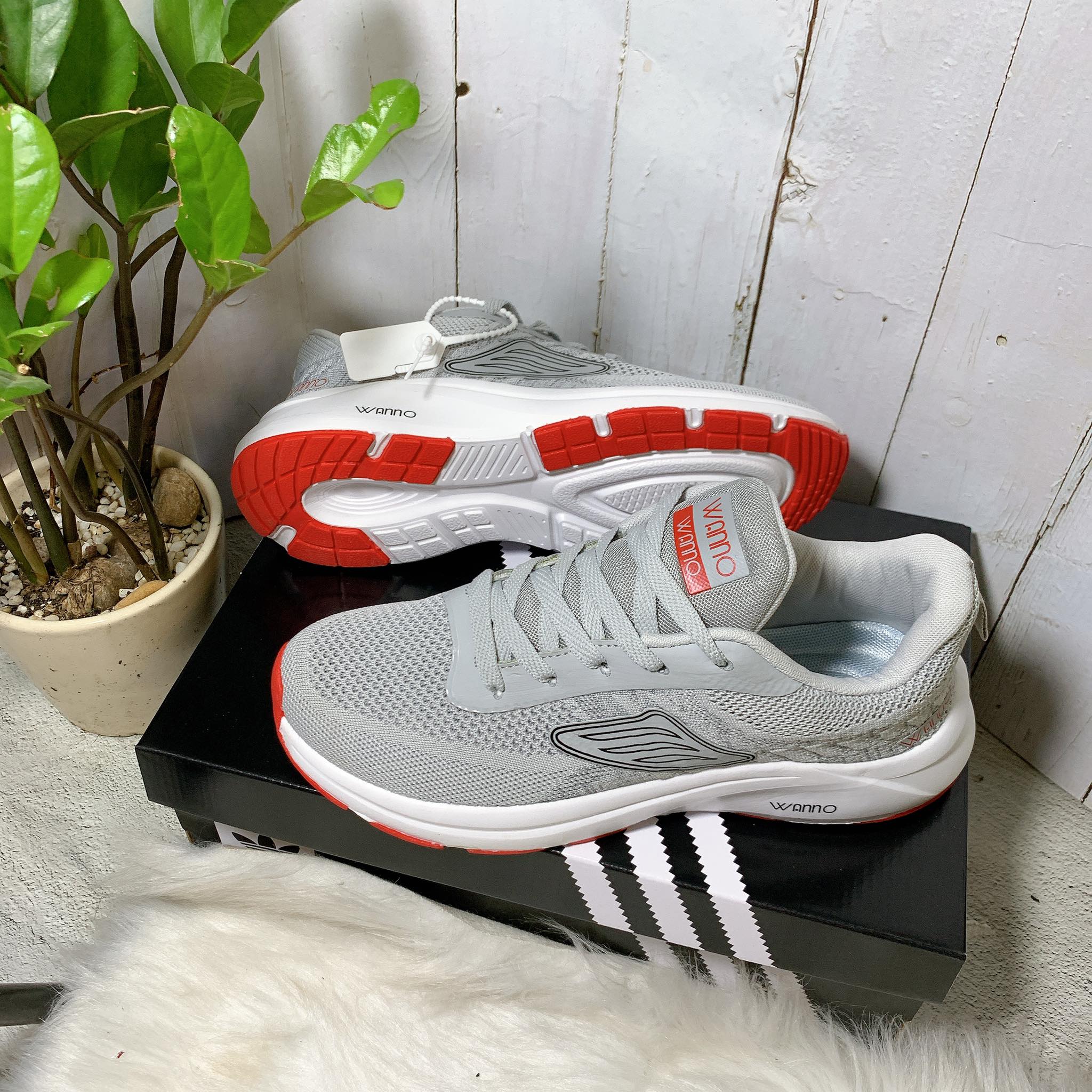 [HCM]Giày Màu Xám Sneaker Nam Nữ Thời Trang Wanno Chất Lượng Chuẩn VNXK Full Box [ Bảo Hành Một Năm]