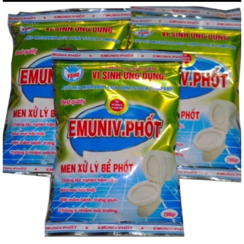Men Sử Lý Bể Phốt Emuniv ( gói 200gr )