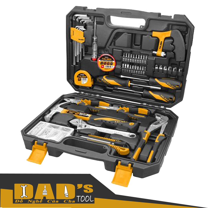 Bộ dụng cụ sữa chữa gia đình 119 chi tiết tolsen 85350