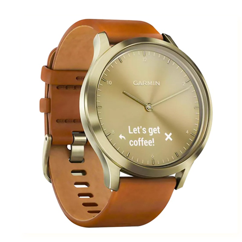 Đồng hồ thông minh Vivomove HR Premium dây da thân kim loại