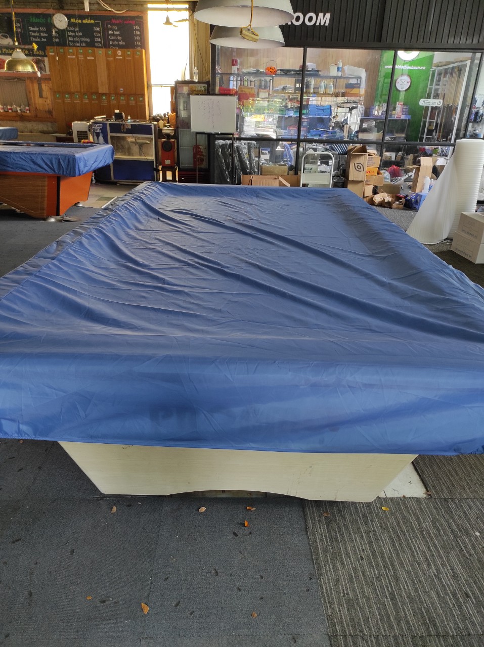 Vải phủ bàn bida 1.6m x 2.8m