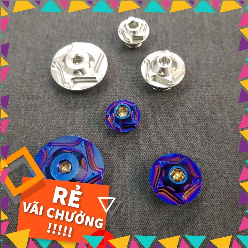 Ốc Mâm Đề Và Ốc Nắp Nhớt Kiểu Salaya - Tăng Độ Bền Và Thẩm Mỹ Cho Xe Gắn Được Cho Dòng Xe Honda, Yamaha
