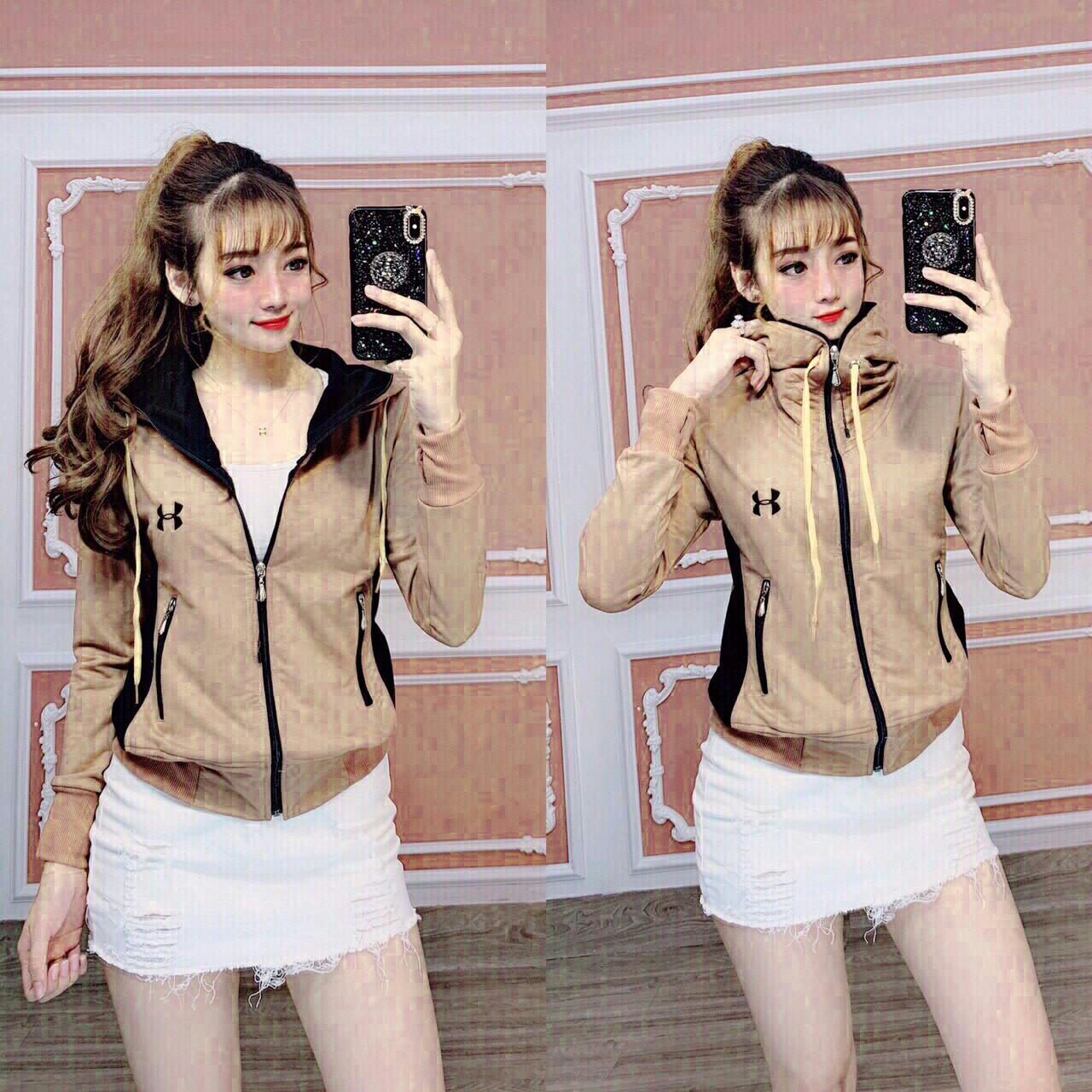 [HCM][LV] ÁO KHOÁC CHỐNG NẮNG NỮ THÊU H ĐẸP - Áo khoác nữ - Áo khoác thun nữ- Áo khoát nữ - Áo khoát nỉ - áo khoác da cá lửng - áo khoác nỉ nữ - áo khoác tay dài - áo khoác nữ đẹp - áo khoác nữ đen - áo khoát nữ vải