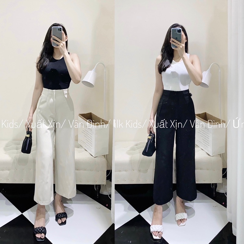 Quần zara culotte, quần ống rộng, quần ống xuông xuất dư xịn