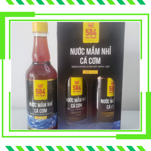 [FREE SHIP]Nước mắm 584 loại 35 độ đạm thùng 6 chai[CÁ CƠM KHÔ NHA TRANG]