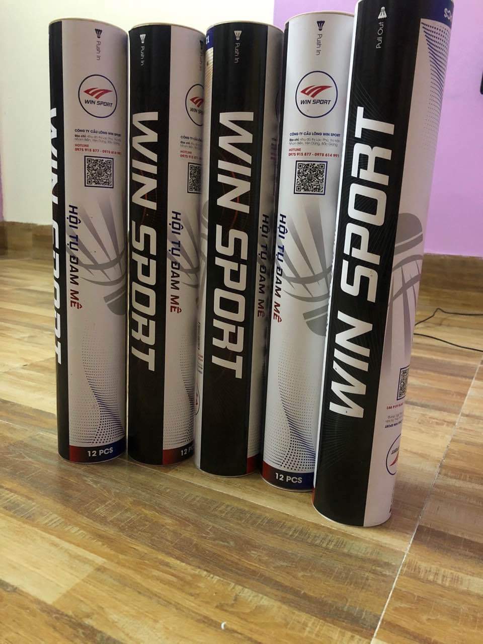 Ống cầu lông winsport 12 trái giá dùng thử