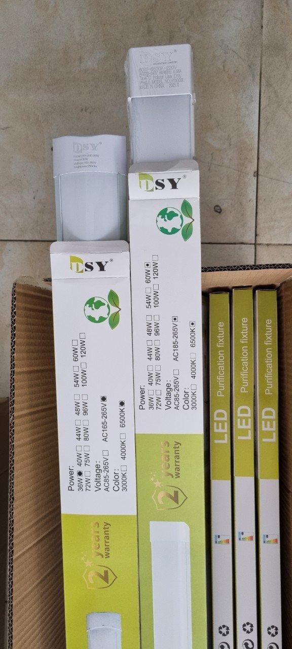 Đèn  LED bán nguyệt 60W  DSY dài 1m2 siêu sáng cao cấp