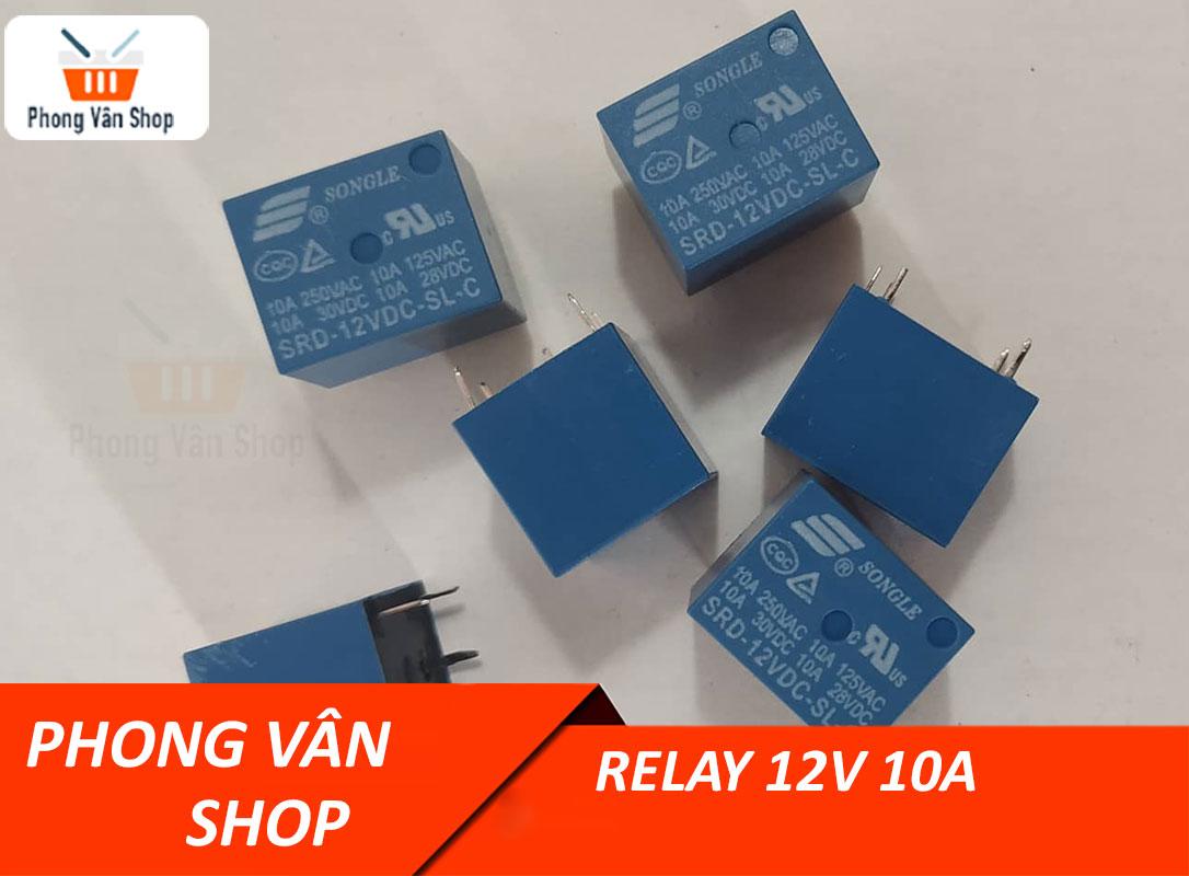 3 relay nguồn 12v 10a