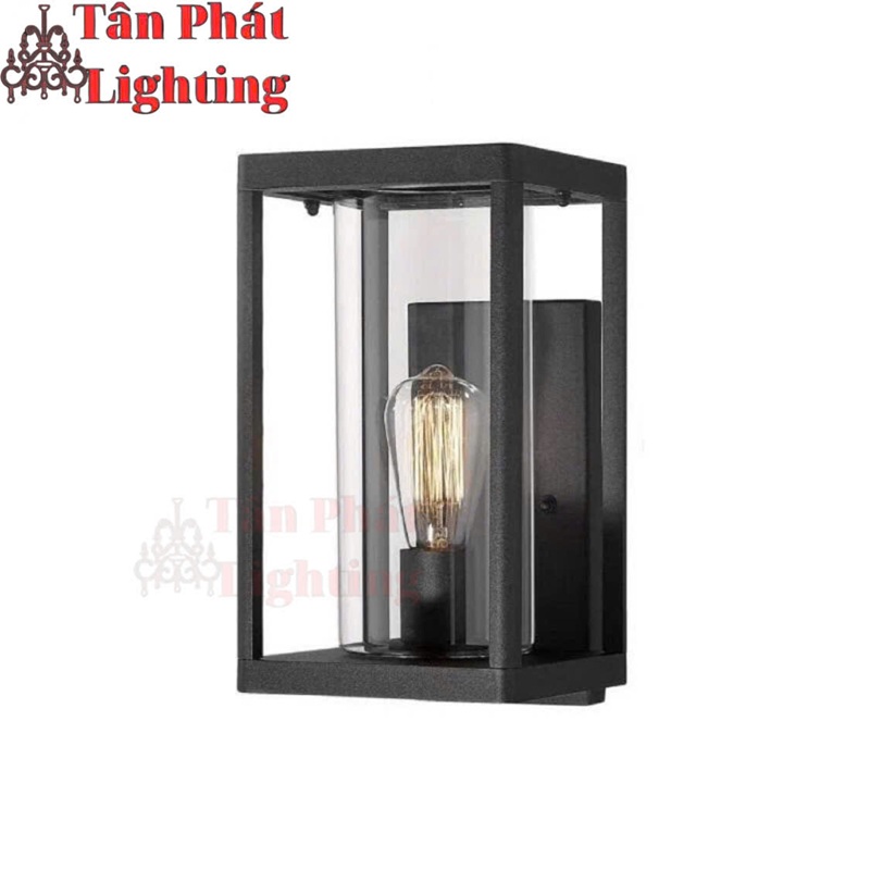 Đèn treo tường ngoài trời gắn tường ốp cột đèn trụ cổng 12W 220V E27 GTNT18 Tân Phát