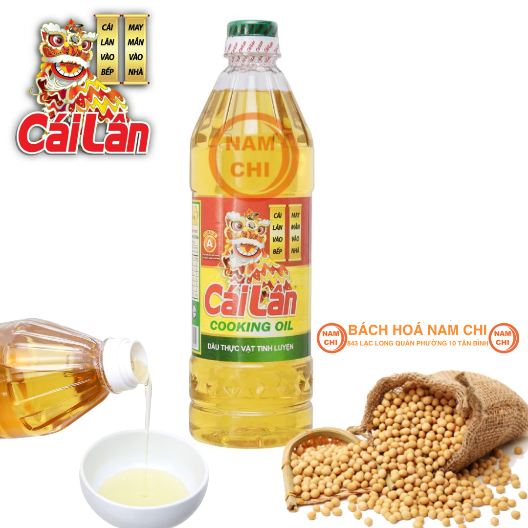 Dầu ăn cái lân chai 1l