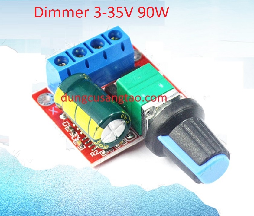 Bộ điều chỉnh tốc độ motor dimmer 3 - 35v 5a 90w