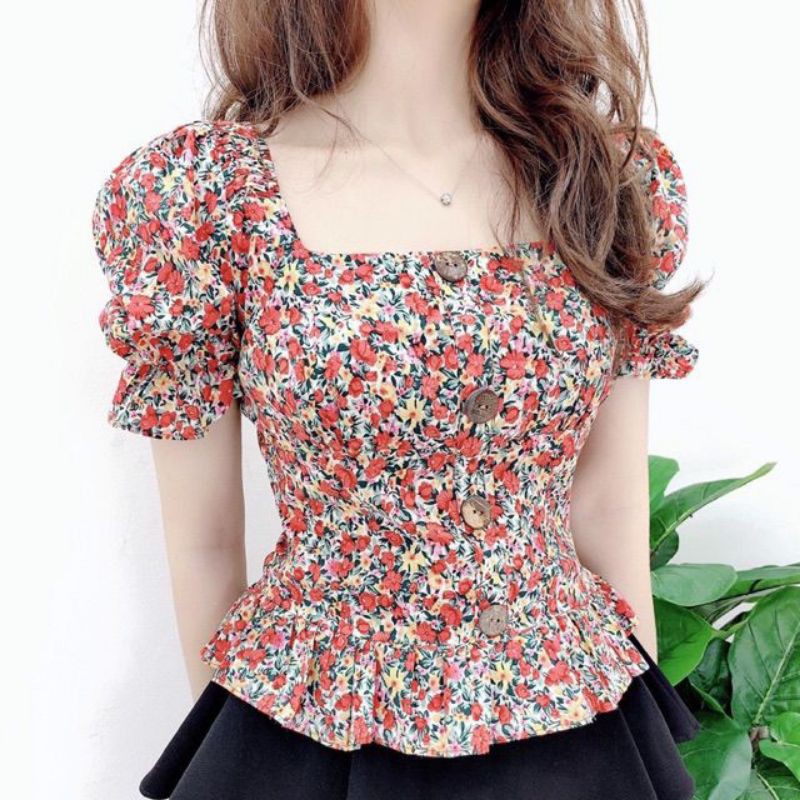 Áo Hoa Nhí Tay Ngắn Giá Tốt T08/2023 | Mua Tại Lazada.Vn