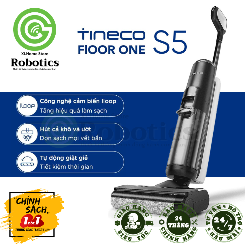 |hỏa tốc| máy hút bụi lau sàn khô và ướt tineco floor one s5 | s5 pro - lau sàn không dây cao cấp tự động giặt giẻ lau