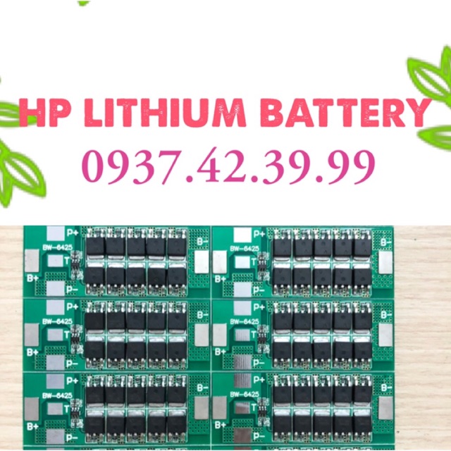 Mạch bảo vệ pin lion 1s 3.7v 25a