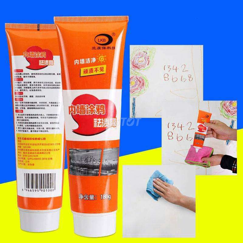 [HCM]Kem Tẩy Vết Bẩn Vết Mực Trên Tường Hiệu Quả