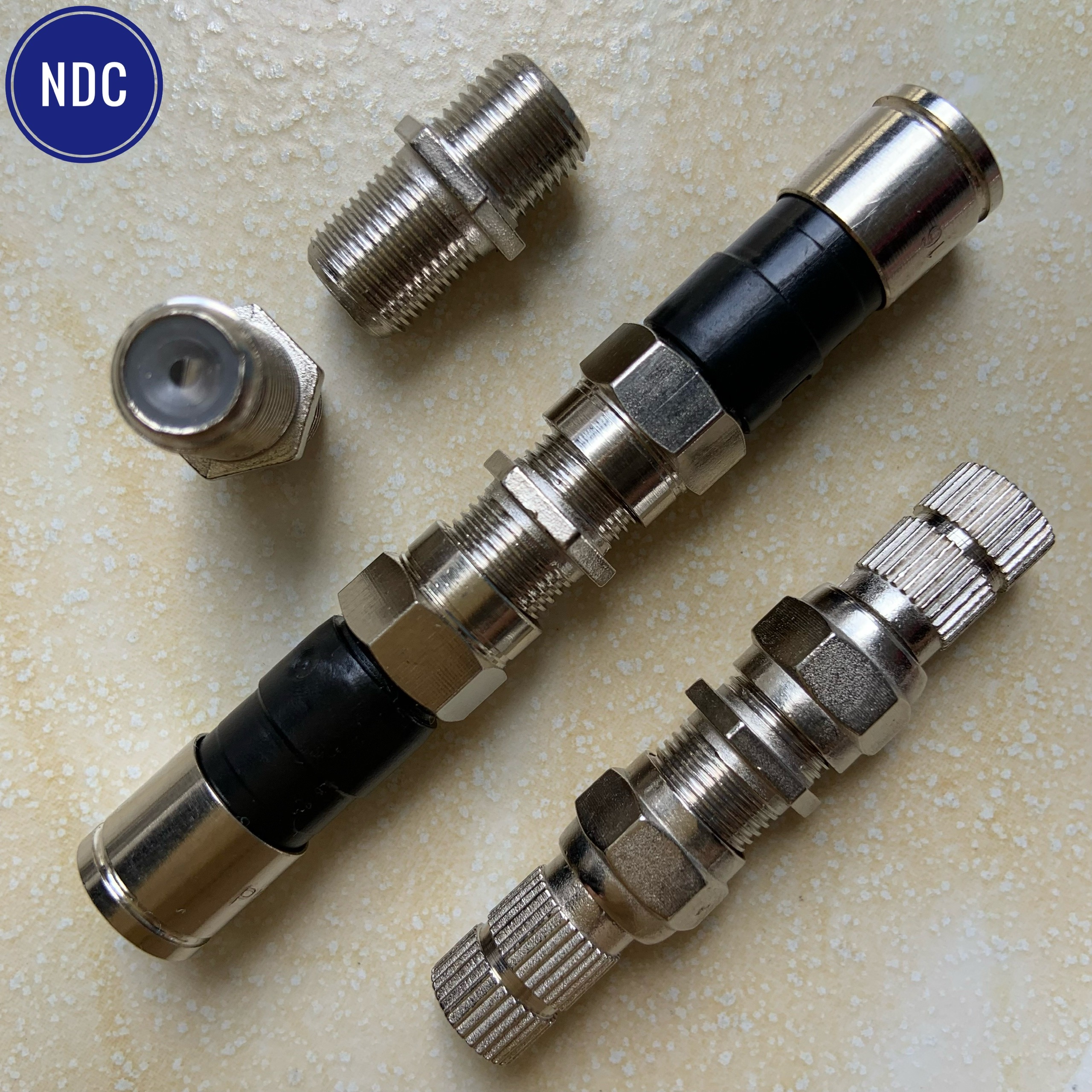Bộ jack tv rắc tivi nối cáp, đầu nối thẳng ff f5 5c chống nhiễu cực tốt