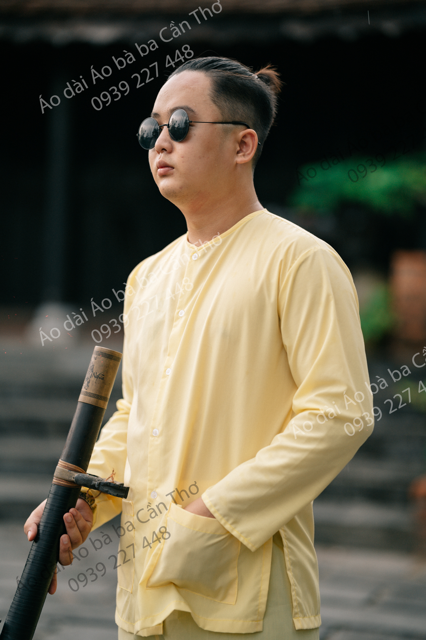 Bộ Bà ba kate vàng nam bộ- Miền tây-giá rẻ- Có bộ bà ba Bigsize