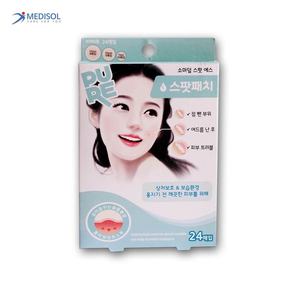 Miếng Dán Mụn Somaderm Spot 24 miếng