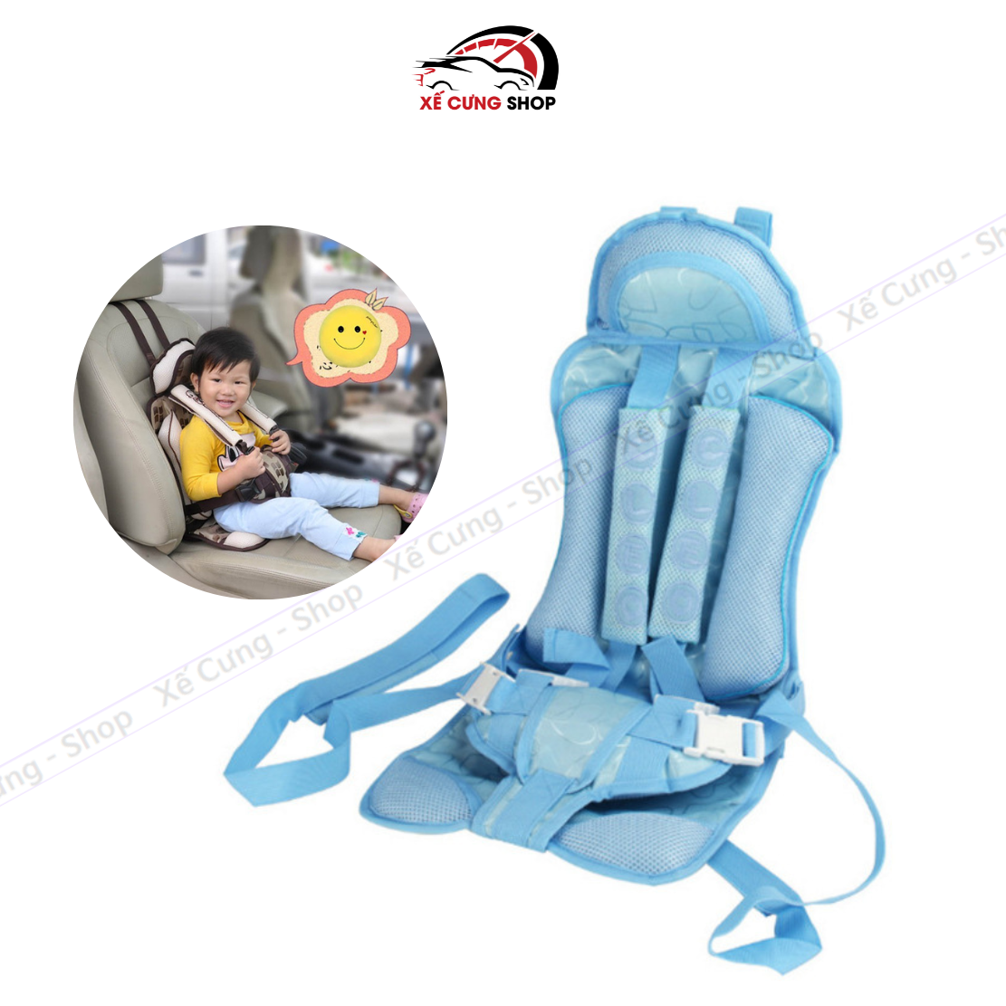 Đai ghế ngồi cho trẻ em trên ô tô