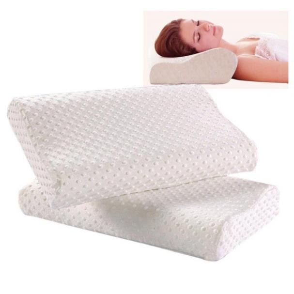 Gối cao su non zaza cao cấp - gối cao su chông ngáy ngủ, mềm mại cho giấc ngủ êm ái kích thước 50cm - 30cm