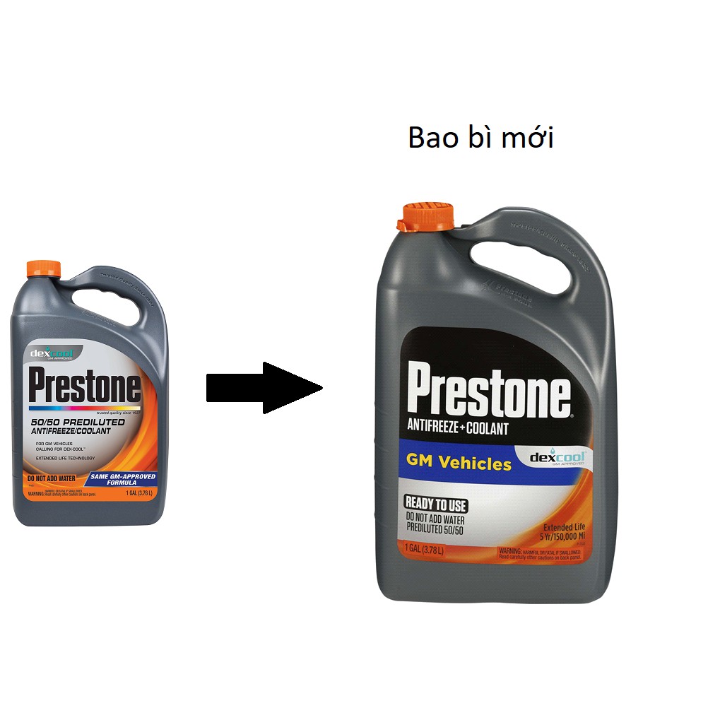Nước Làm Mát Động Cơ Prestone dexcool - Đỏ