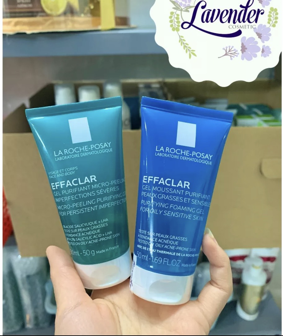 Hàng công ty sữa rửa mặt laroche posay effaclar gel 50ml