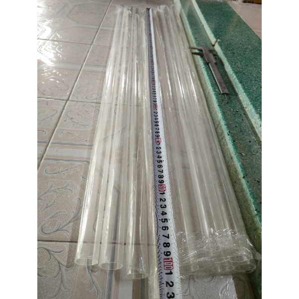 Ống nhựa trong suốt acrylic 16 18 20 21 22 24 25 27 28 30 32 mm, ống mica trong suốt VN DIY