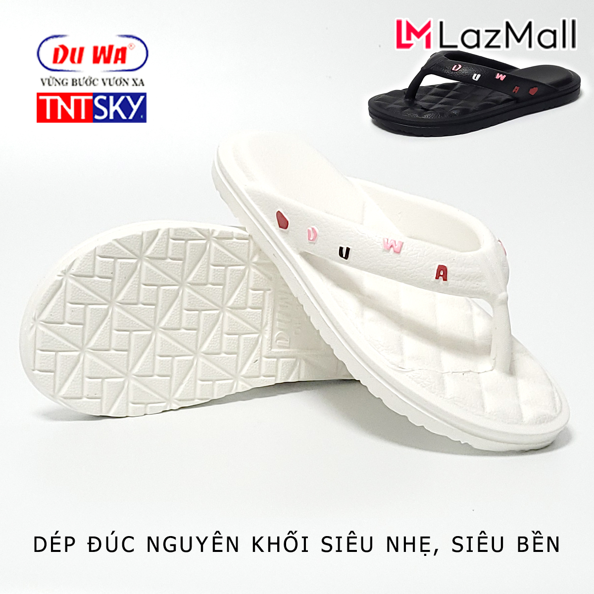 Dép xỏ ngón nữ đúc liền khối siêu nhẹ DUWA - Hàng chính hãng - LD325