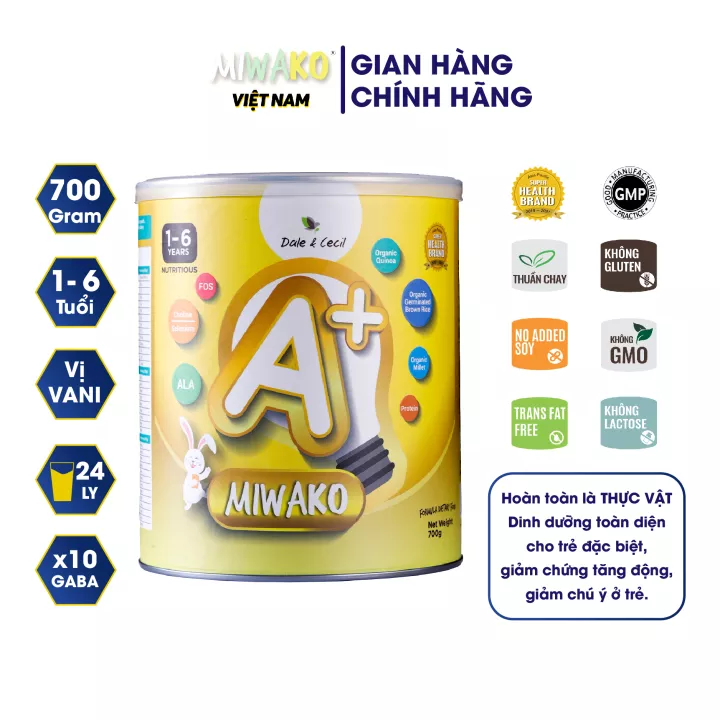 Sữa Công Thức Miwako A+ Không Chứa Đạm Bò Cung Cấp Dinh Dưỡng Toàn Diện Cho Trẻ  Phát Triển Từ 1-6 Tuổi - 2