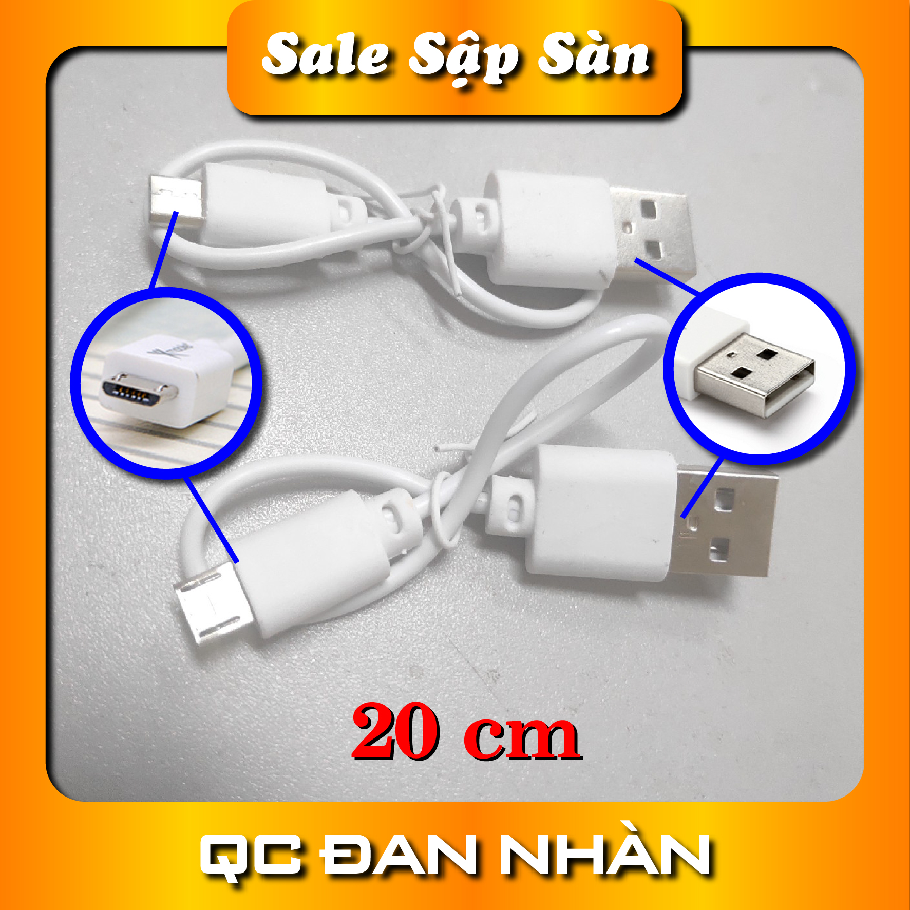 Dây sạc micro usb - Cáp sạc cổng ra micro usb giá rẻ