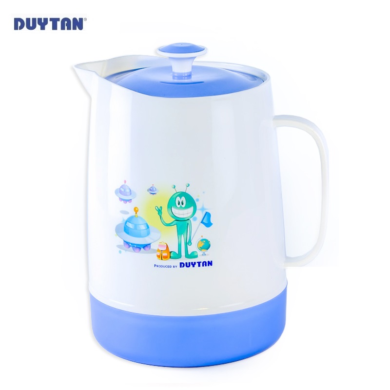 Ca cách nhiệt lớn nhựa DUY TÂN 3 lít (21 x 16 x 25 cm) - 37630 - Giao màu ngẫu nhiên