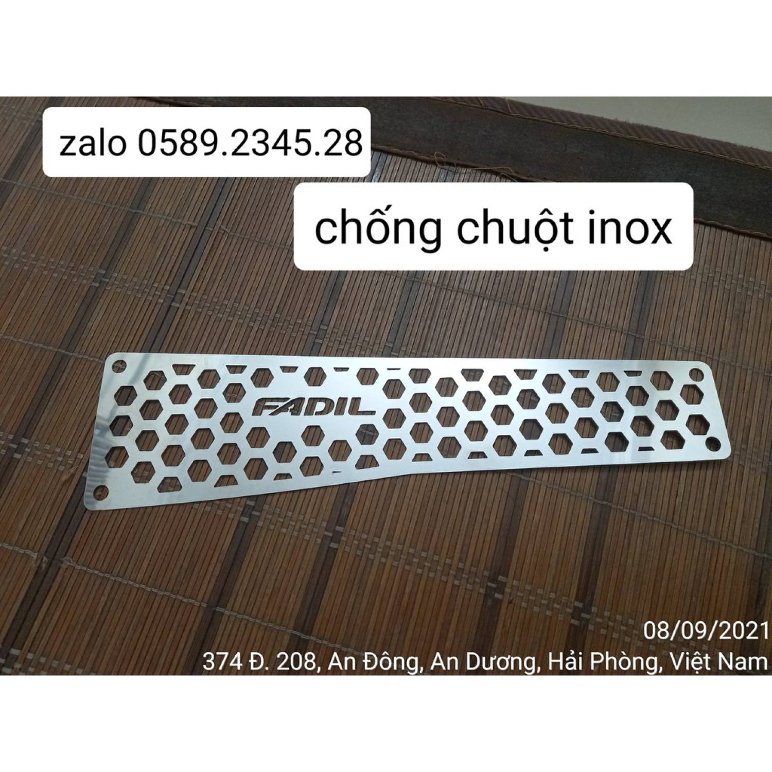 Lưới chống chuột ô tô VinFast Fadil.150k,Lưới chống chuột ô tô VinFast Fadil Inox lắp ngoài cửa gió điều hòa sỉ gara