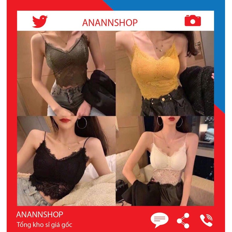 Áo lót ren|áo bra ren không gọng hai dây nâng ngực sexy quyễn rũ 9936