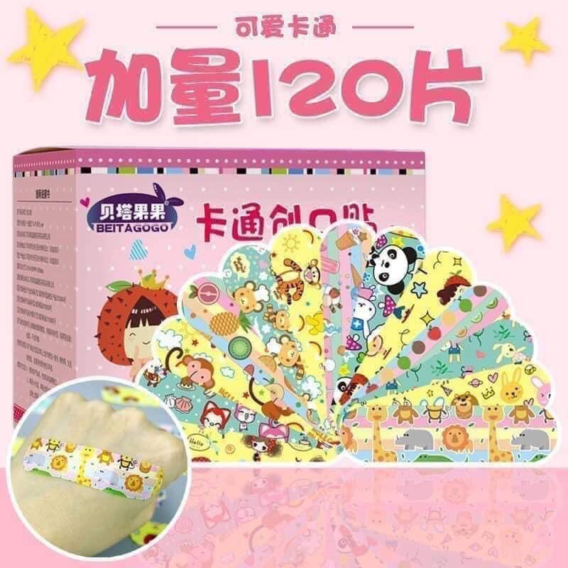 1 hộp 120 miếng băng keo cá nhân / urgo cá nhân cho bé